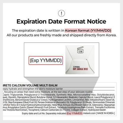 Dr. Melaxin Cementrete Calcium Multi-Balm for Eye Care - Korean Anti-Aging Cosmetic Eye Stick, 9g