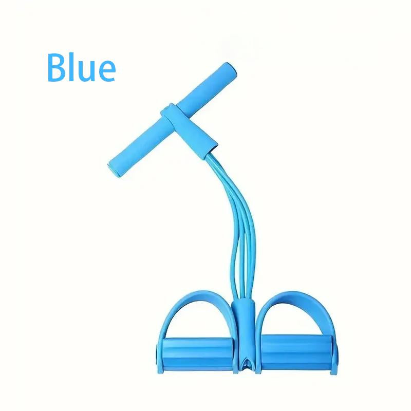 Home Gym Foot Pedal Resistance Band Puller - Portable Fitness Equipment for Leg Workouts, Core Training & Full-Body Exercise - Non-Slip Foot Pedal Puller for Toning, Stretching & Strength Building